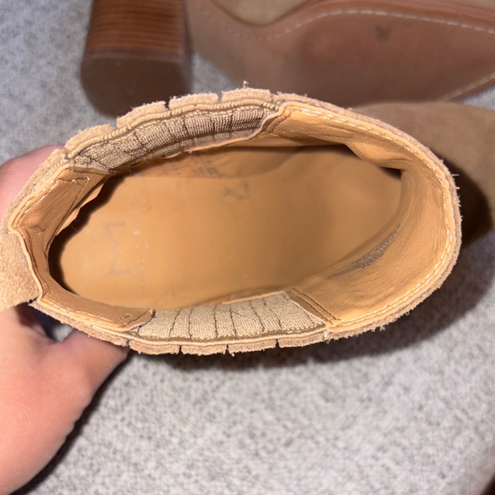 Marc Fisher Oshay Suede Ankle Booties - Picture 5 of 8